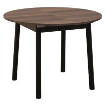 Hanah Home - Mesa extensible de 100 a 131 cm con patas de madera maciza - vina