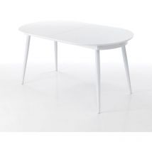 Mesa extensible en paneles de fibra de madera cm. Al.76xP.90xL.160