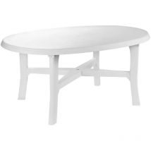 Mesa Polipropileno 'Danube' Blanco