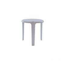 Mesa de Jardín 50 cm – Plástico Blanco – Ideal para Balcones y Terrazas – Resistente a la Intemperie