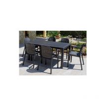 Mesa jard 150X90X72CM antr. res Garden Life