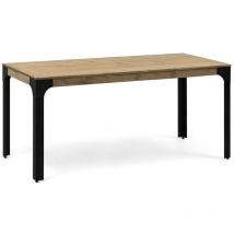 Todocontenedor - Mesa madera y acero estilo Vintage Industrial modelo Boston medidas 900x2300x750