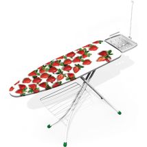 Mesa de planchar Prestige – Acero – Superficie de planchado 122x38 cm – Cubierta de algodón 100%
