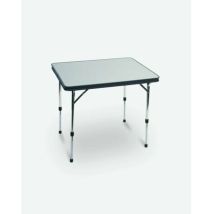 Mesa Rectangular Gris Al-246 En Aluminio 101 X 65 Cm - Crespo