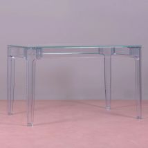 Nest Dream - Mesa rectangular de cristal con - Ghost - Transparente