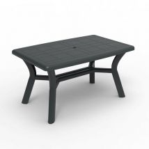 Dalia Mesa Rectangular Interior, Exterior 140x90 Antracita - Garbar