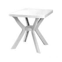 Atlas - mesa resina 70x70 cm blanca mykonos , Mesa resina 70 x 70 cm blancaColor blancoResina apta para exterioresFácil limpiezaGran calidadMedidas: