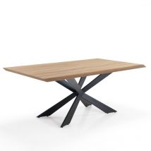 Oresteluchetta - Mesa superior efecto madera con acabado de fresno cm Al.76 x P.100 x L.200