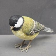 Mésange Charbonnière déco 9x5x13cm