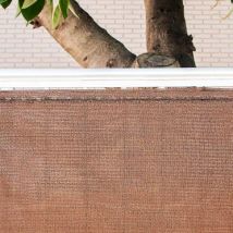 Malla ocultación 160 gr marrón 2X3 m