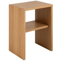Arredamento1 - Mesilla de noche Norsica 901 , Número de cajones: 0, Número de puertas: 0, 60x45x35cm, Aglomerado laminado