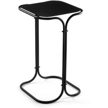 Calicosy - Mesita auxiliar con bandeja rectangular de metal H52 cm - eli