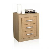 Duehome - Mesita de noche Kira Tofe - Textil 50cm (ancho) x 61cm (alto)