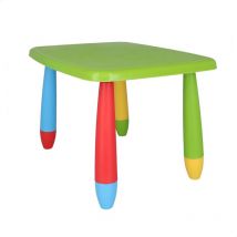 Aranaz - mueblear Mesita infantil rectangular 72,5x57x47 cm - Verde