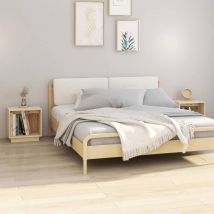 Maison Chic - Furniture Limited - Mesitas de noche 2 uds madera maciza de pino