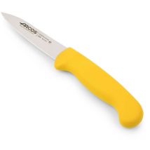 Arcos - Messer Mondador Farbe - Prof 2900000000 in Edelstahl Nitrum und mango ergonomisches Polypropylen gelb und Klinge 8 cm, Vitrine