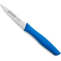 Messer Mondador Arcos Nova 188523 Edelstahl Nitrum und mango Polypropylen, blaue Klinge 8,5 cm mit Klingenabdeckung und Displaybox
