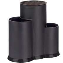 Messerblock aus Kunststoff, 12,5 x 23 x 22 cm