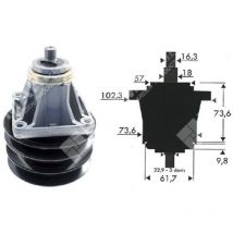 MTD - Messerhalter für cub cadet - toro - yard-man Traktoren 618-0431 - 618-0594 - 918-0594 - 001325