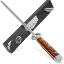 Ecence - Wetzstahl Messerschärfer Aus Edelstahl (65hrc) Profi Messerschleifer Schleifstab
