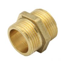 Messing Doppelnippel 3/4' DN20 Rohrnippel Gewindenippel Verbinder