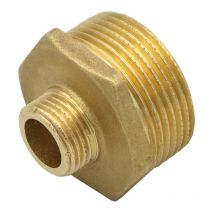 Messing Reduziernippel Übergangsnippel Übergang 1/2" auf 1