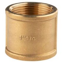 Messing Gewinde-fitting Muffe 1 1/4'ig - 1 1/4'ig (dn 32) - Schwere Ausführung