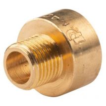 Messing Gewinde-fitting Reduzierstück 3/8'ig (dn 10) - 1/4'ag (dn 8) - Schwere Ausführung