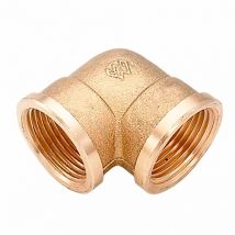 EHLIS 3/8" Messing-Kniestück – Hochwertiges Messing – Korrosionsbeständig – Leckagefreie Verbindung
