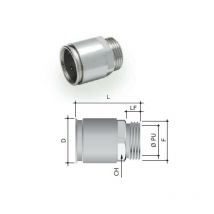 Europe schlauchkupplung d 16mm m16x1,5 - 6111-a16n - DKC