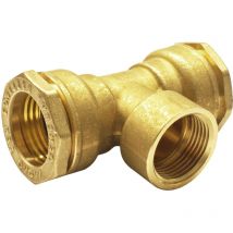 General Fittings - Messing pe Rohr Verschraubung T-Stück ig 40 x 1 1/4 ig x 40 mm