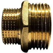 Messing Reduziernippel Männlich/männlich 1' (26/34) x 3/4' (20/27)