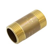 Messing Rohrdoppelnippel 1 Zoll X 60mm Dn25 Langnippel Gewindenippel