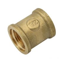 Messing Rohrmuffe 1/2' DN15 Muffe Verbinder Gewinde-Fitting