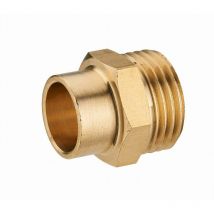 Messing-Schraubmuffe männlich M1/2' (15x21) Noyon&thiebault zum Löten - ø 12 mm - 1121-1512L1