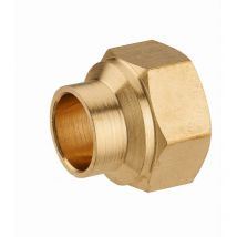 Messing Schraubmuffe weiblich F3/8 (12x17) Noyon&thiebault zum Löten - ø 14 mm - 1122-1214L1