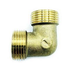 Ravani Messing-Winkelstück 1" männlich/weiblich – 1" M x M – +100 °C – 1,0 MPa