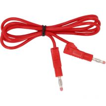 Kstools - Messleitungs-Verlängerung mit Doppel Stecker und zusätzlicher Buchse 1.100 mm (rot)