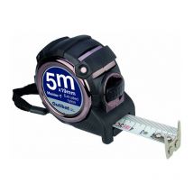 Outibat - Mesure bi-matière 5m x 19mm - Crochet aimanté - Ruban nylon extrudé