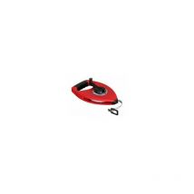 Mesure longue demultipliee ruban acier boîte - longueur:30 m largeur:13 mm