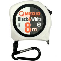 Medid - Mesure à ruban blanc Black & White 8m 28mm 6828