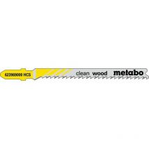 5 lames de scie sauteuse « clean wood » 74/ 2,7 mm (623969000) - Metabo
