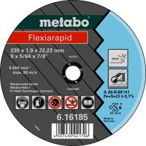 Metabo - Discos de corte Flexiarapid 115x1,6x22,2 acero inoxidable