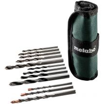 Metabo - Bohrersortiment sp Set 13-teilig Holz Metall Stein Rolltasche 626728000