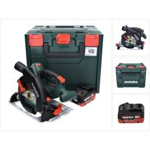 Metabo - ks 18 ltx 57 Sega circolare a batteria 18V / 165 + 1x Batteria 10,0 Ah + Valigetta x - senza caricabatterie