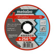Meules de tronçonnage M-Calibur 125x1,6x22,23 mm - Metabo