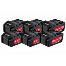 Metabo - Pack power 18V (6x4,0 Ah) power pack set Li-Power 625151000