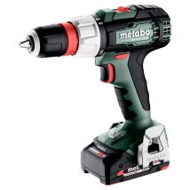Perceuse-visseuse à percussion sans fil sb 18 l Quick, 2x 2,0 Ah et chargeur en x 145 - Metabo