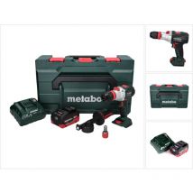 Sb 18 ltx bl q i Perceuse-visseuse à percussion sans fil 18 v 130 Nm Brushless + 1x batterie 5,5 Ah + chargeur + x - Metabo