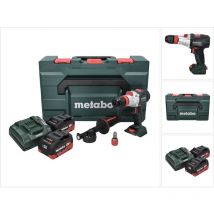 Sb 18 ltx bl q i 18 v Perceuse à percussion sans fil 130 Nm (602361660) + 2x Batteries rechargeables 5,5 Ah + Chargeur + Coffret x - Metabo